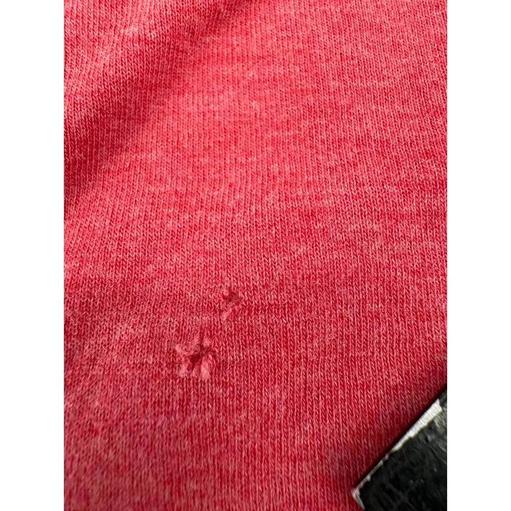 Polo Ralph Lauren Pullover Mens 3XLT 1/4‎ Zip Sweater Red Heather Cotton Blend